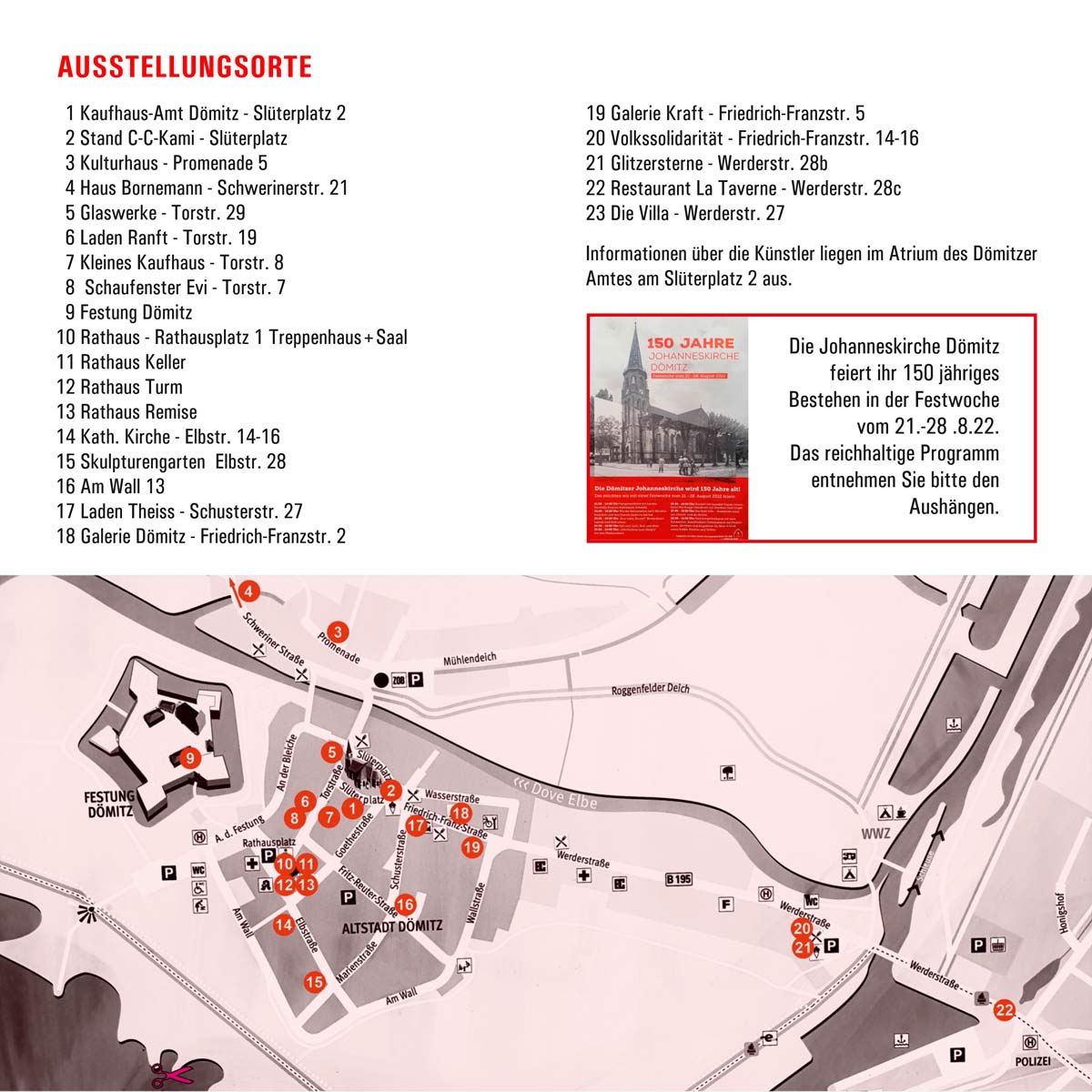 ART DÖMITZ Lageplan